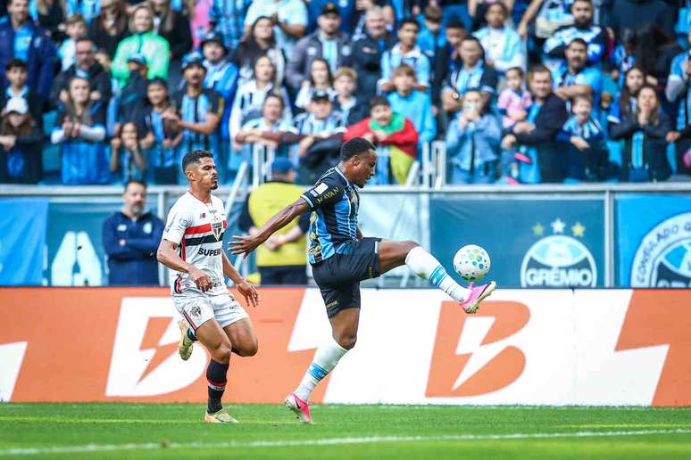 Gr&ecirc;mio e S&atilde;o Paulo mediram for&ccedil;as na Arena do Gr&ecirc;mio &ndash;