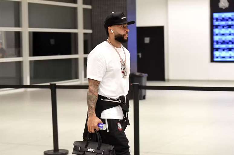 Memphis Depay est&aacute; no Brasil desde ter&ccedil;a-feira (04/8)-
