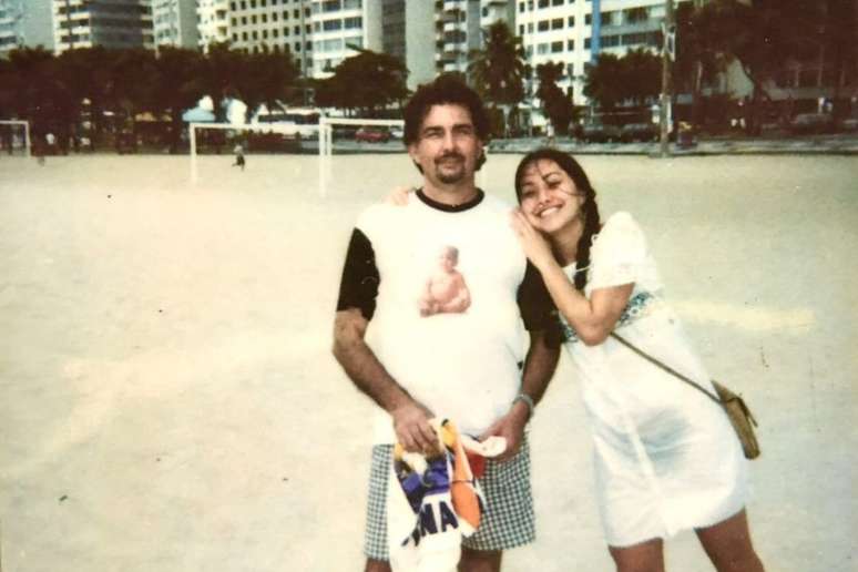 Sabrina Sato e seu pai, Omar