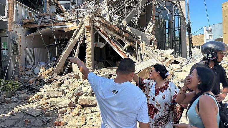 In&uacute;meras casas desabaram na cidade de Pereira