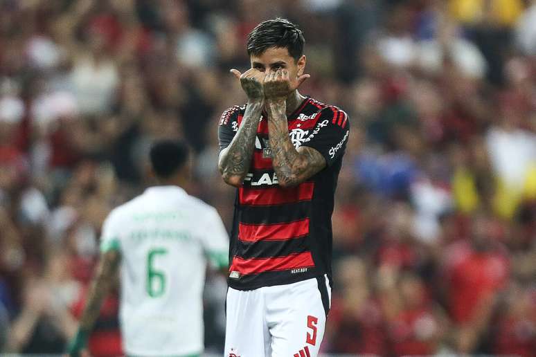 Pulgar e sua comemora&ccedil;&atilde;o especial durante surra contra o Juventude, em 2025 &ndash;