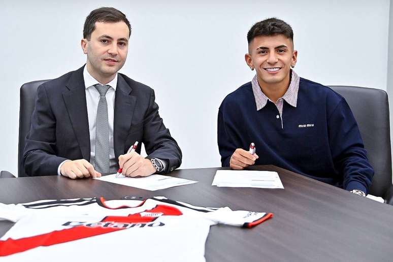 Almada assina contrato com o River Plate &ndash;