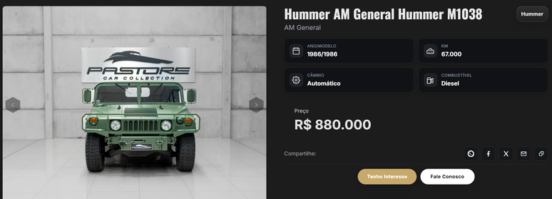 Carro que Neymar Pai ganhou dos filhos