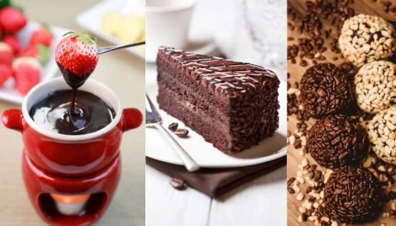 Receitas com chocolate amargo