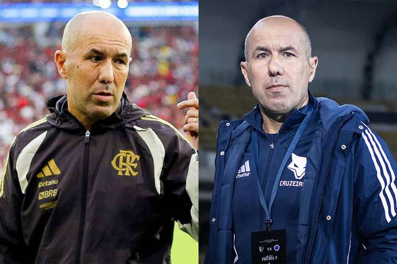 Reencontro: hoje no Flamengo, Leonardo Jardim reencontra Cruzeiro &ndash; Fotos: Gilvan de Souza / Flamengo e Gustavo Aleixo / Cruzeiro