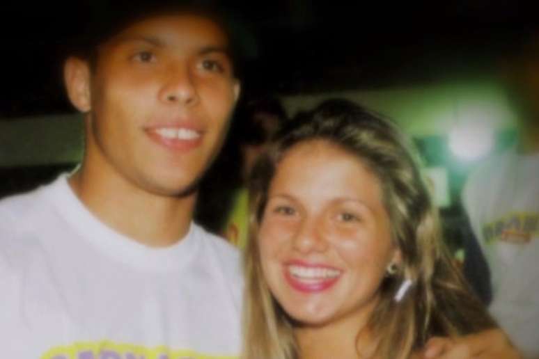 Ronaldo e Viviane Brunieri durante o relacionamento