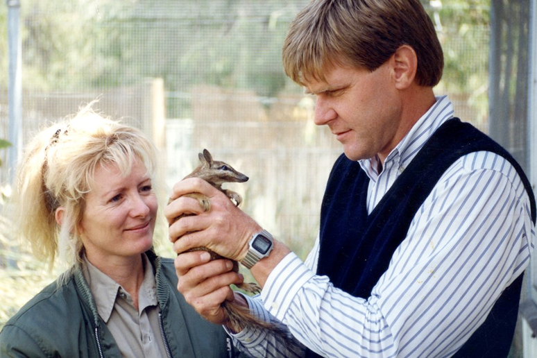 Vicki Power e Tony Friend passaram d&eacute;cadas tentando salvar o numbat