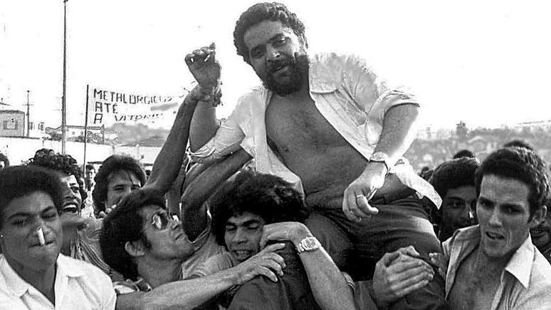 Lula foi uma das lideran&ccedil;as da Grande Greve do ABC, ocorrida entre 1979 e 1980