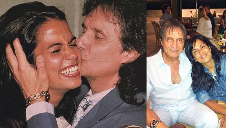 Roberto Carlos e Luciana sempre demonstraram amor um pelo outro nos raros registros de encontros