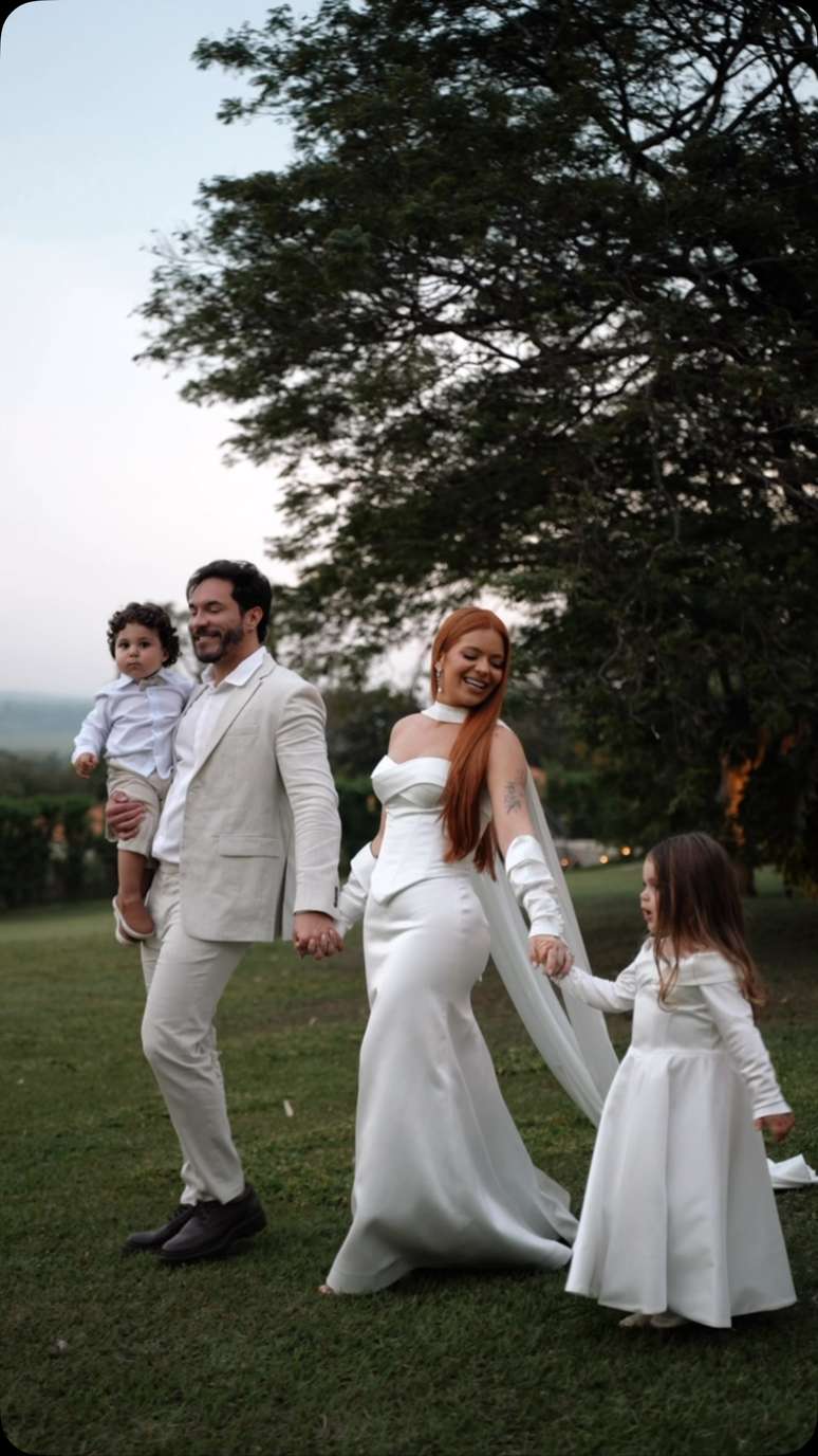 Looks de Viih Tube, Eliezer e os filhos para o casamento