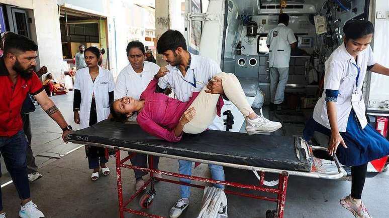 Onda de calor na cidade de Ahmedabad, no oeste da &Iacute;ndia