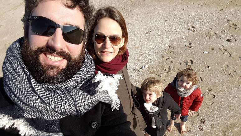 Arthur e Audrey formaram uma fam&iacute;lia