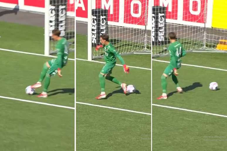 Momento do frango no Campeonato Sueco &ndash;