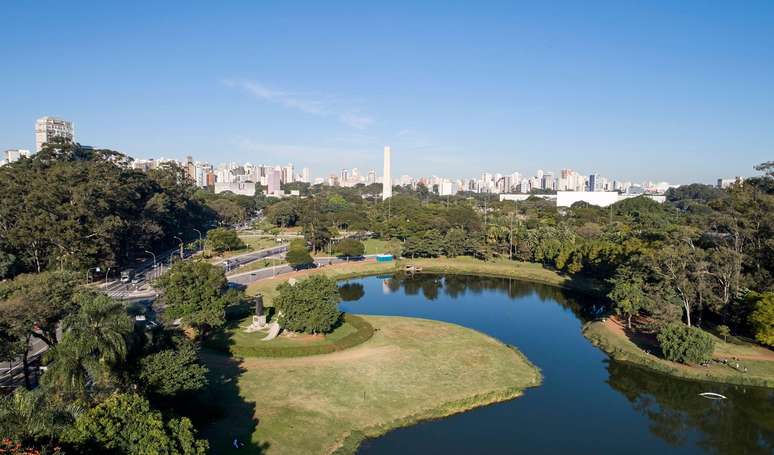 O Ibirapuera, em S&atilde;o Paulo, &eacute; um dos maiores parques urbanos da Am&eacute;rica Latina