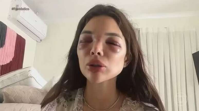 Fechadura da sua resid&ecirc;ncia foi trocada, o que teria impedido seu acesso ao im&oacute;vel, diz Giullia.