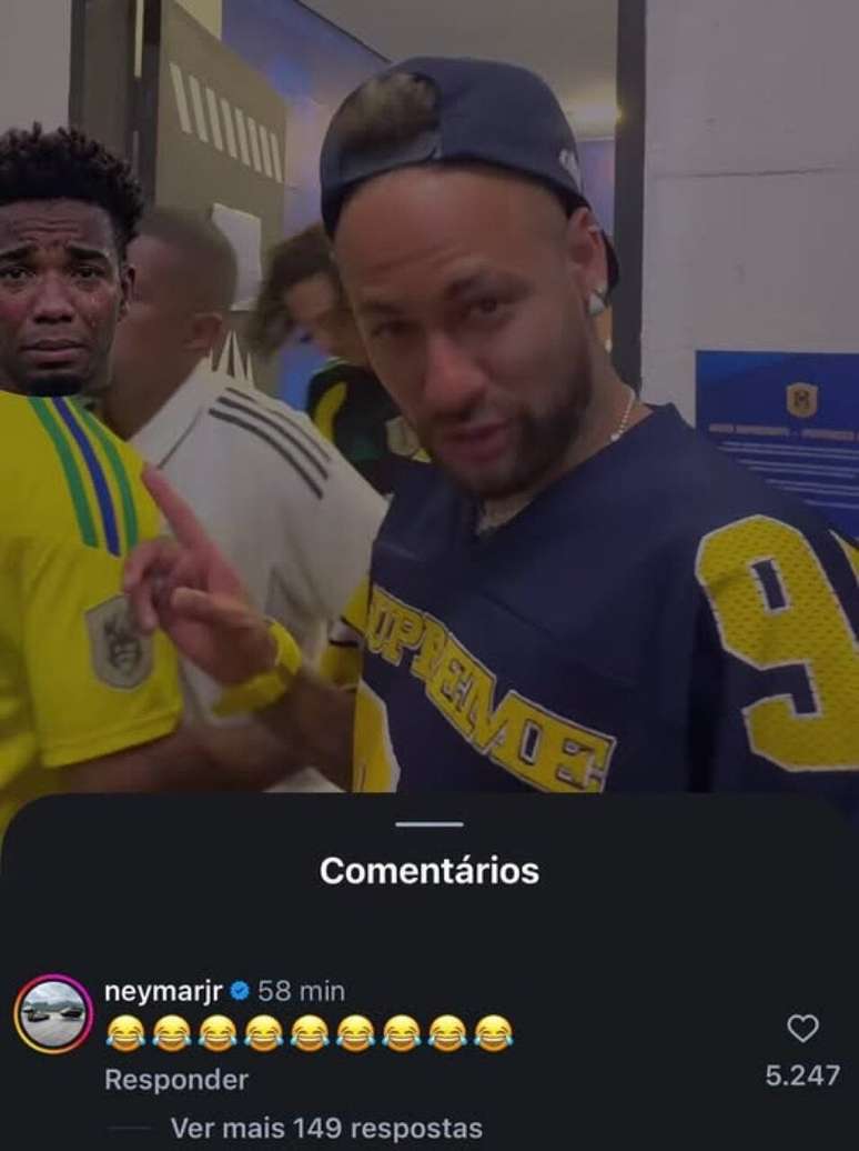 Camisa 10 do Santos tamb&eacute;m reagiu a um meme envolvendo o volante vasca&iacute;no &ndash;