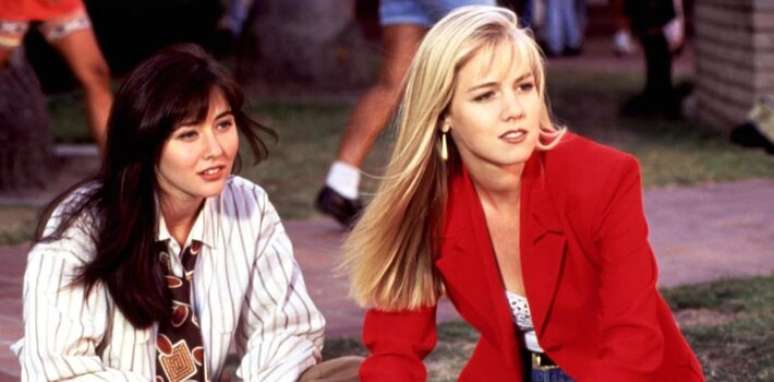 Shannen Doherty e Jennie Garth em 'Barrados no Baile'