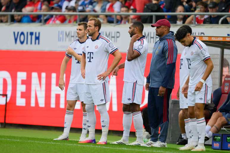 Kane no amistoso do Bayern contra o Heidenheim &ndash;