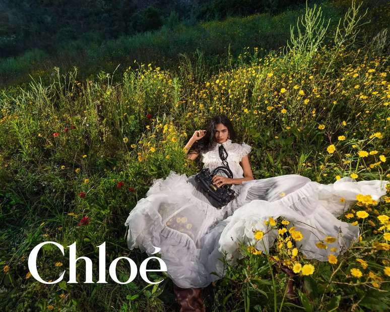 Thalita Ferreira em campanha dda Chlo&eacute; 