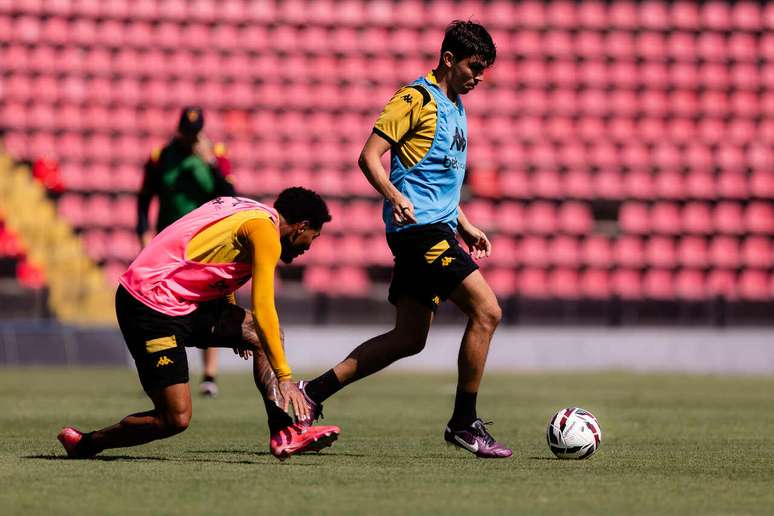 Jogadores do Sport participam de treinamento na Ilha do Retiro como parte da prepara&ccedil;&atilde;o da equipe para a partida contra o Ava&iacute; &ndash;