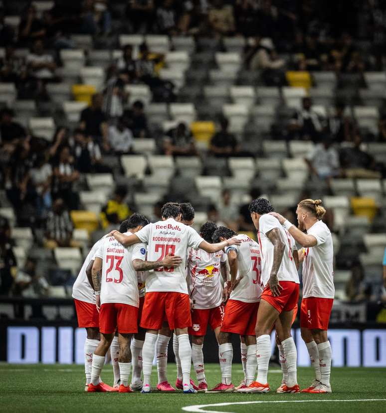 Jogadores do Red Bull Bragantino. 