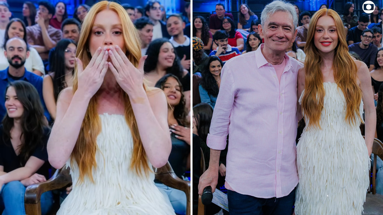 Serginho Groisman e Marina Ruy Barbosa 