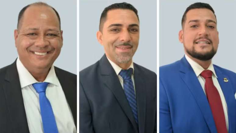 Os tr&ecirc;s vereadores de Cotia alvos da opera&ccedil;&atilde;o do MP-SP s&atilde;o Eduardo Nascimento (PSB), S&eacute;rgio Luiz (PSB) e Yago Bezerra (Uni&atilde;o Brasil)