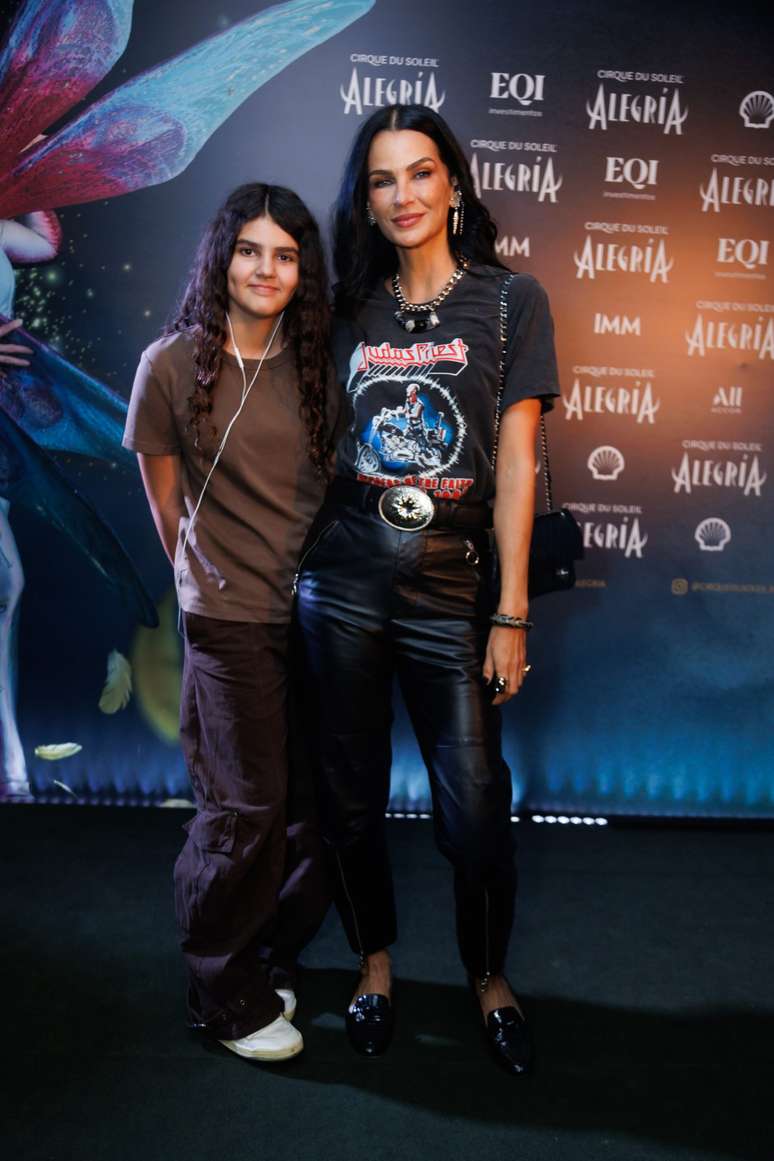 Fernanda Motta e filha Chlo&eacute; 