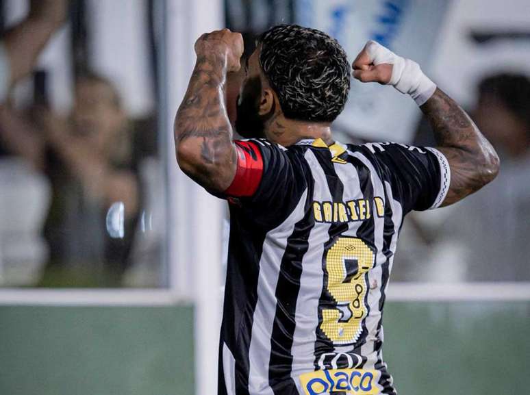 Gabigol fez os dois gols do Santos no empate com o Mirassol, no primeiro turno &ndash;