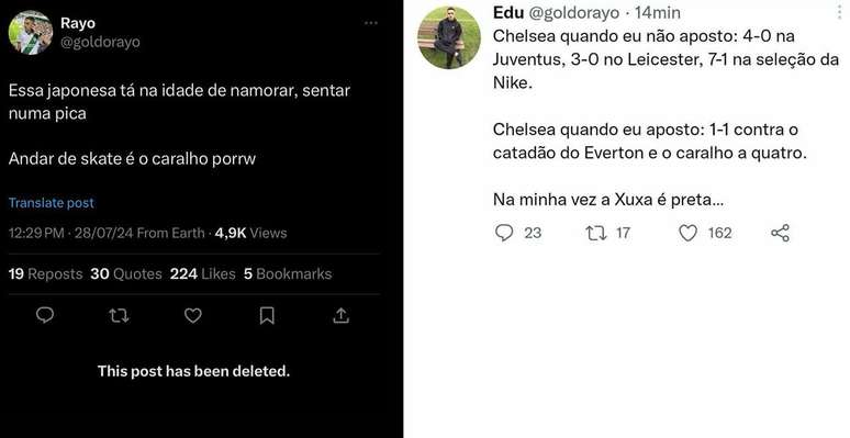 Coment&aacute;rios de Eduardo Baptista &ndash;