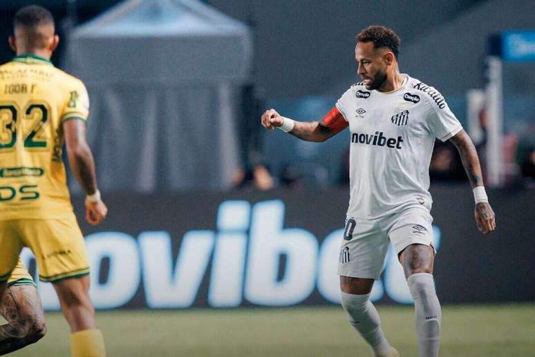 Neymar comandou as a&ccedil;&otilde;es do Santos contra o Mirassol &ndash;