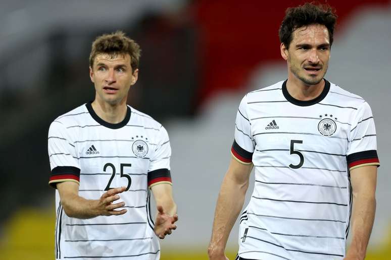 Thomas Muller e Mats Hummels foram companheiros na sele&ccedil;&atilde;o da Alemanha-