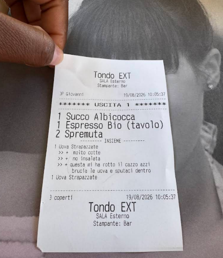 Conta que cliente brasileira recebeu com ofensa