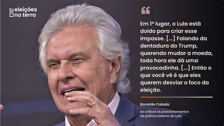 Debate da Band reuniu os candidatos &agrave; Presid&ecirc;ncia Renan Santos (Miss&atilde;o), Ronaldo Caiado (PSD) e Augusto Cury (Avante) 