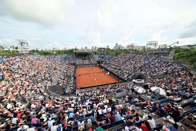Quadra Guga Kuerten, no Rio Open.