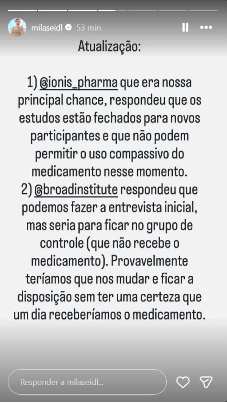 Esposa relatou que ele n&atilde;o conseguiu vaga nos estudos