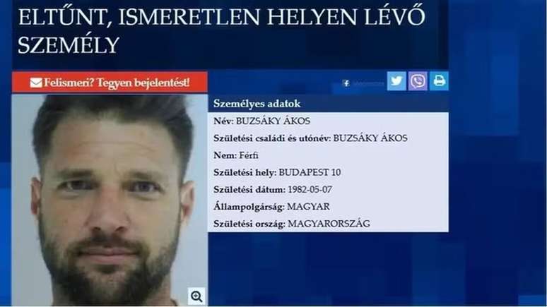 Pol&iacute;cia emitiu um alerta para auxiliar nas buscas ao ex-jogador &ndash;