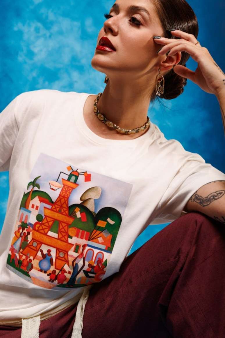 Camiseta Algod&atilde;o Ecol&oacute;gico Carnaval em Madureira