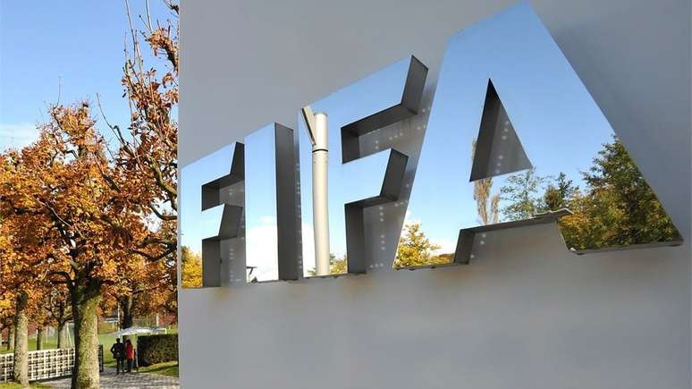 Fachada da sede da Fifa em Zurique, Su&iacute;&ccedil;a &ndash;