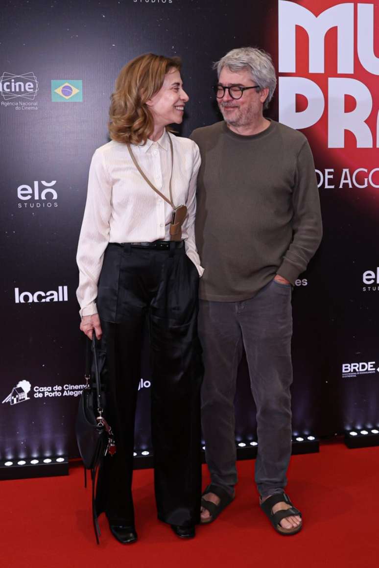 Fernanda Torres e o marido Andrucha Waddington 