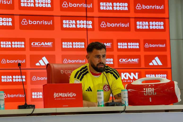 Matheus Cunha sofreu um acidente no &uacute;ltimo jogo, mas est&aacute; bem para o seu primeiro Gre-Nal &ndash;