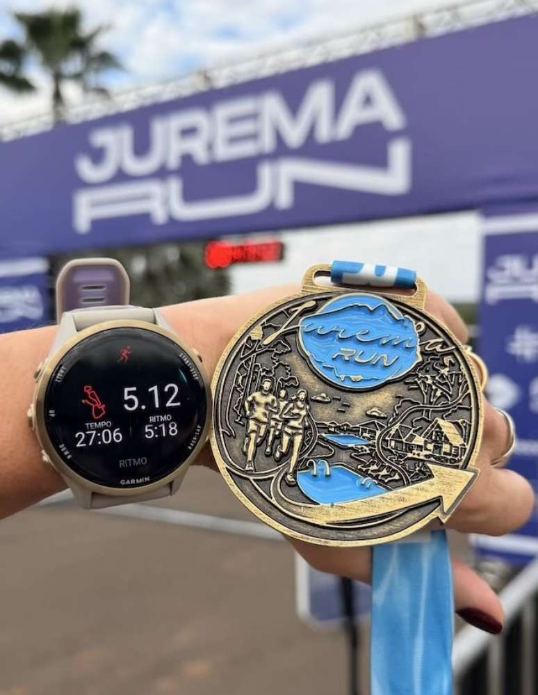 A medalha que marcou a primeira edi&ccedil;&atilde;o da Jurema Run (Arquivo Pessoal)