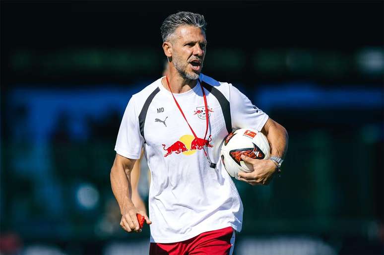 Argentino De Michelis est&aacute; no comando do RB Leipzig nesta temporada &ndash; Divulga&ccedil;&atilde;o/RB Leipzig