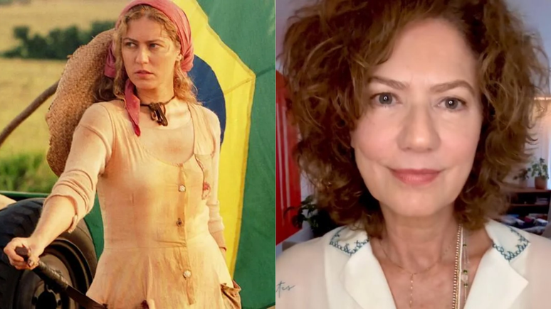Patr&iacute;cia Pillar em O Rei do Gado e atualmente