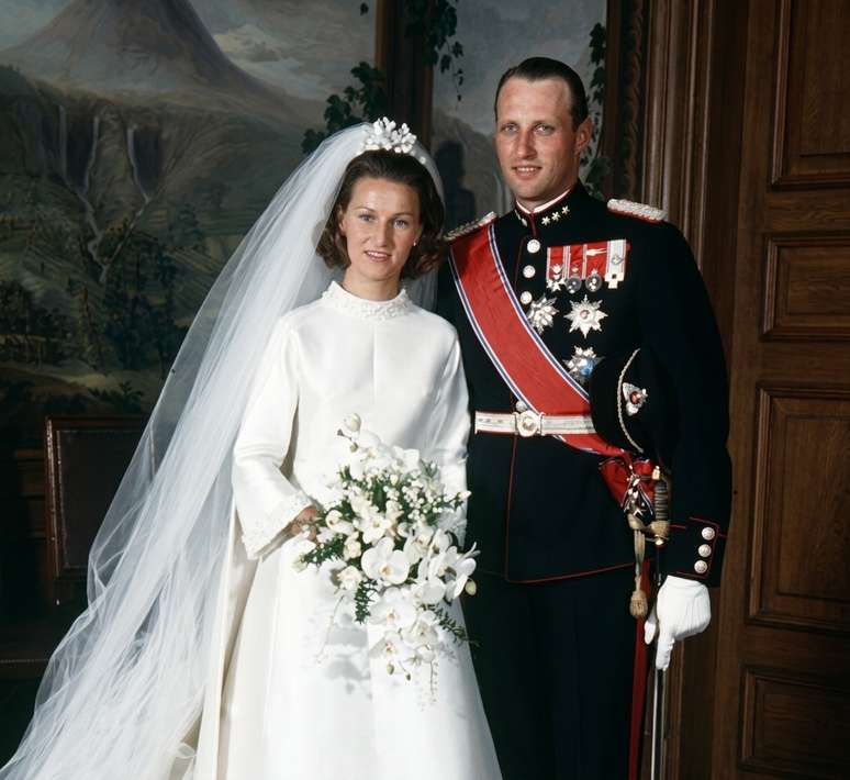 O casamento de Harald e Sonja aconteceu em 29 de agosto de 1968