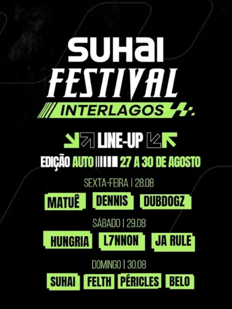 Festival Interlagos - Shows