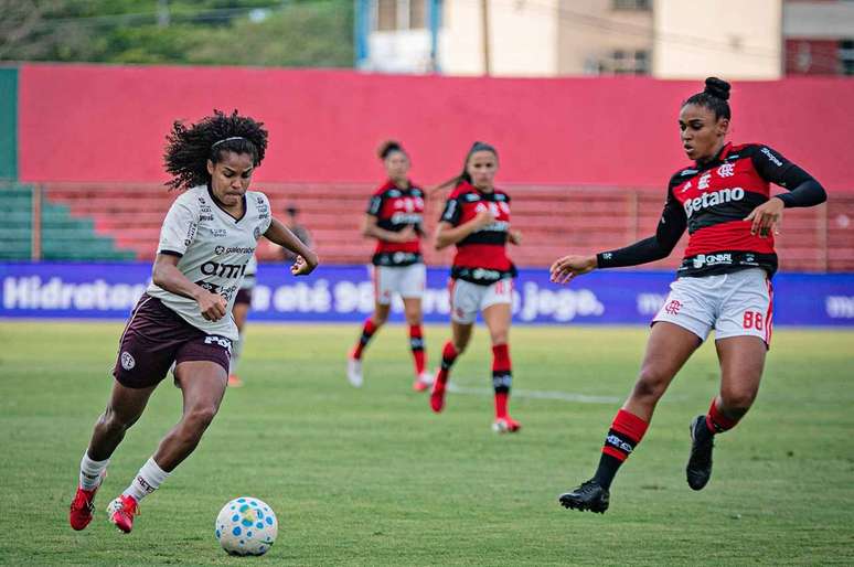 Flamengo e Ferrovi&aacute;ria mediram for&ccedil;as neste s&aacute;bado (29), no Luso-Brasileiro, pelas quartas de final do Brasileir&atilde;o Feminino &ndash; Rafael Zocco / Ferrovi&aacute;ria