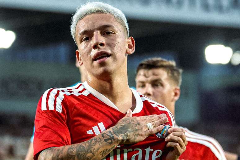 Prestianni marcou duas vezes na &uacute;ltima partida do Benfica &ndash;