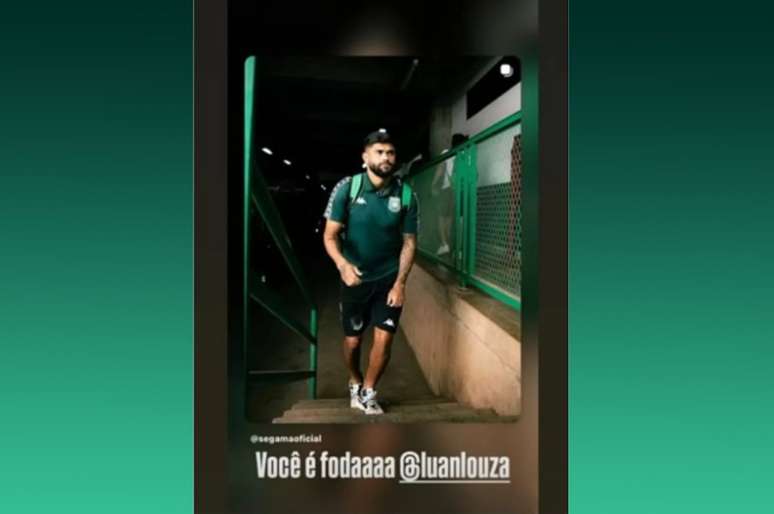 Atleta compartilhou postagens de torcedores ap&oacute;s a elimina&ccedil;&atilde;o do Gama &ndash;