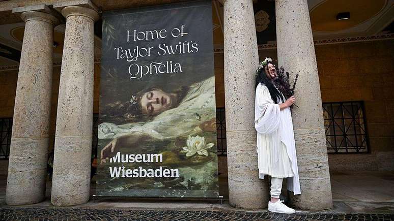 Fachada do Museum Wiesbaden, na Alemanha, onde fica a pintura que inspirou o clipe oficial de Taylor Swift para a m&uacute;sica The Fate of Ophelia